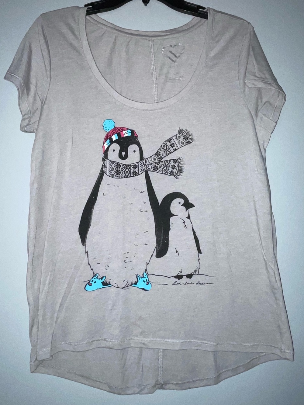🐧Women’s Penguin Graphic Tee - Gray